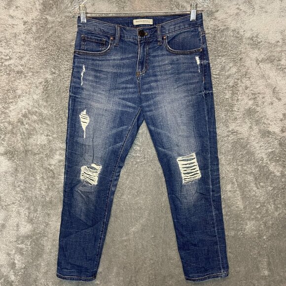 Banana Republic Denim - Banana Republic Women Classic Boyfriend Modern Distressed Low Rise Jeans Ava 8*